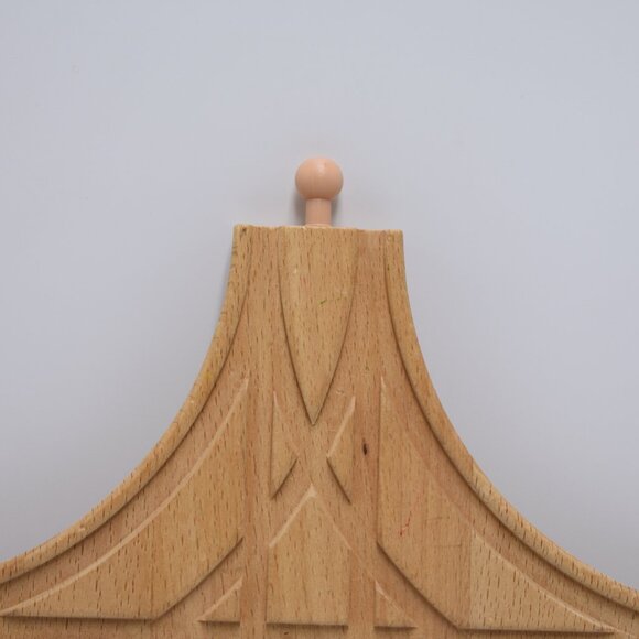 LARGE STAR  2 Females 2 Males Connectors Wooden Train Tracks Junction Compatible - Picture 3 of 8